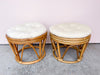 Pair of Rattan Stools