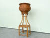 Petite Wicker and Rattan Planter