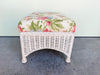 Granny Chic Wicker Ottoman