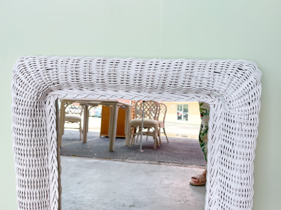 Sweet Wicker Mirror