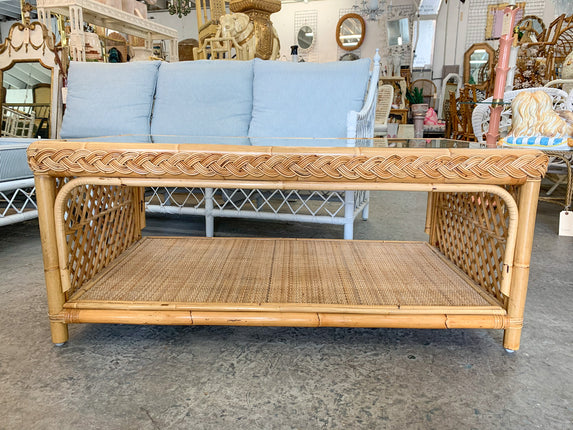 Island Style Rattan Coffee Table