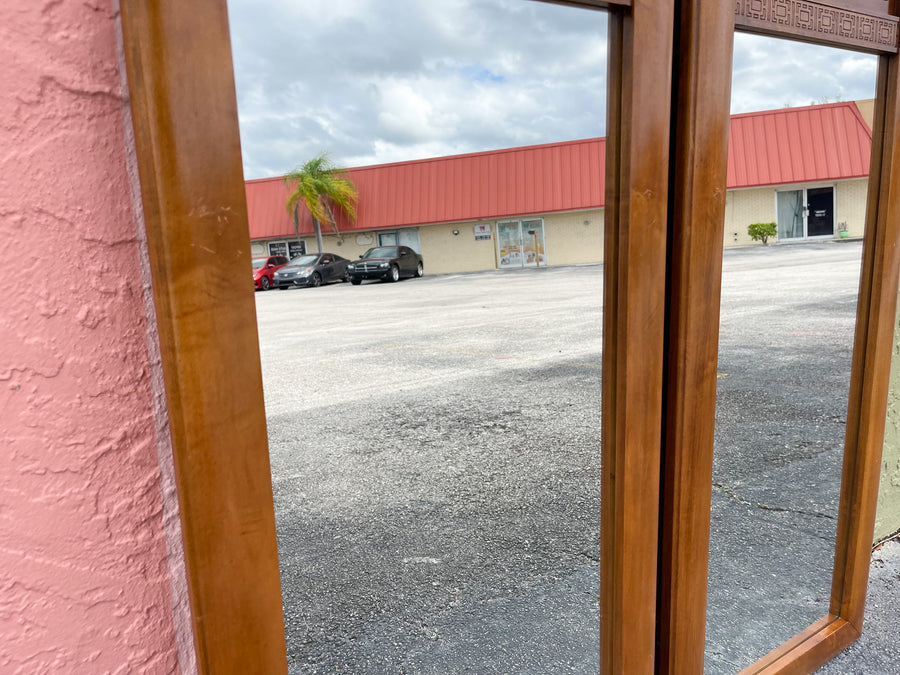 Pair of Fretwork Mirrors
