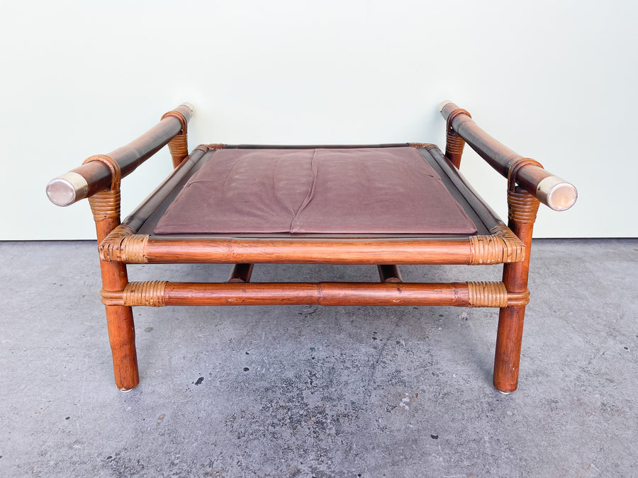 Ficks Reed Rattan Ottoman