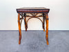 Pair of Bent Rattan Nesting Tables