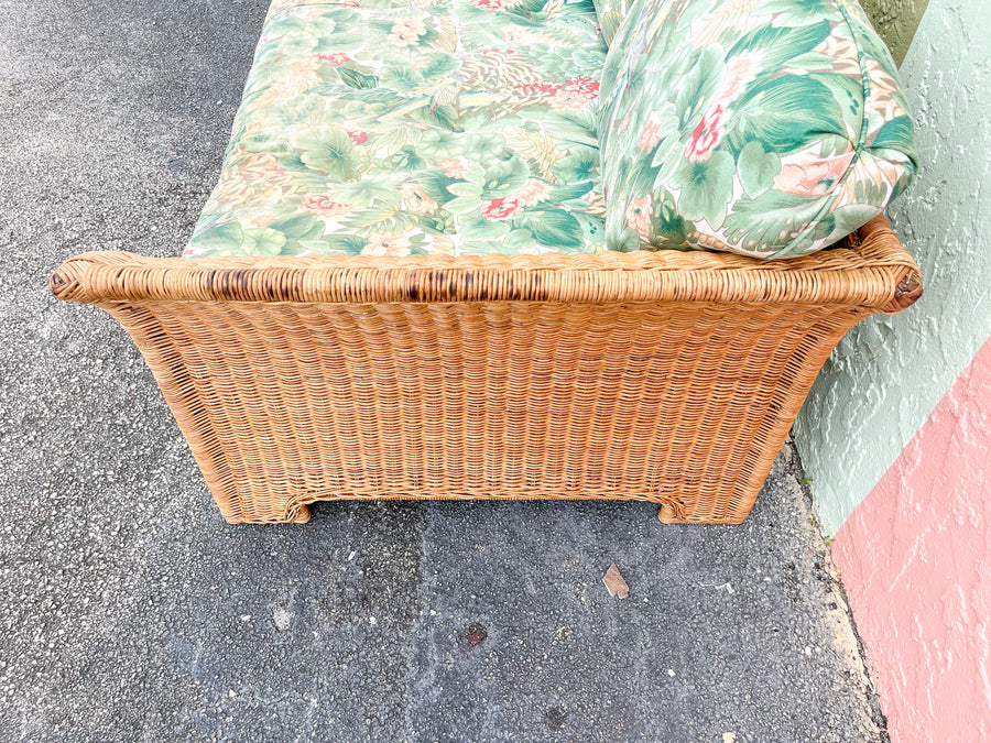 Island Chic Wicker Sofa