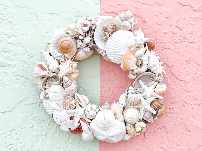 Coastal Shell Holiday Wreath