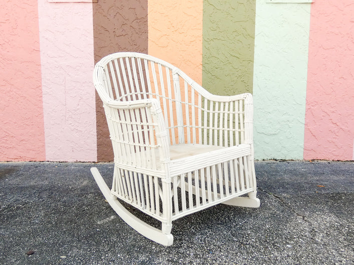 Stick Wicker Rocking Chair