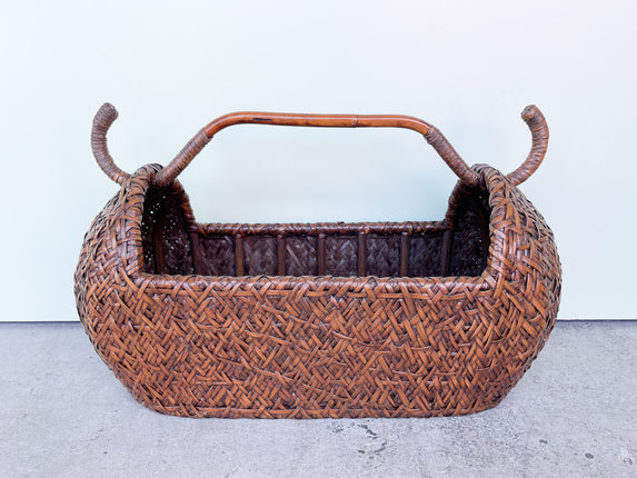 Large Rattan Pagoda Basket