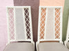 Lattice Rattan and Cane Dining Table and Chairs