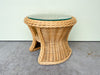 Wicker Chic End Table