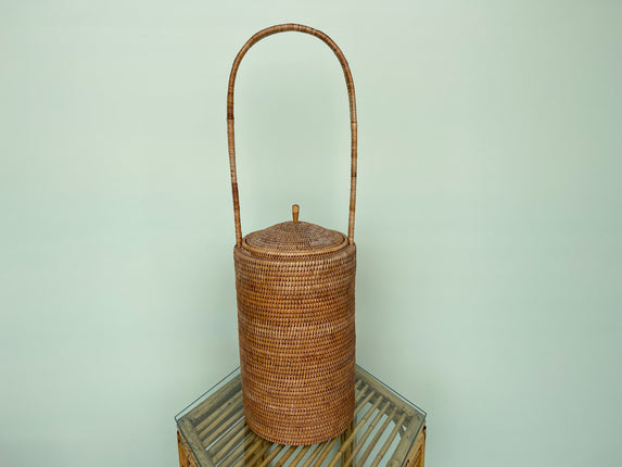 Tall Rattan Basket