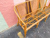 Rattan and Cane Bench