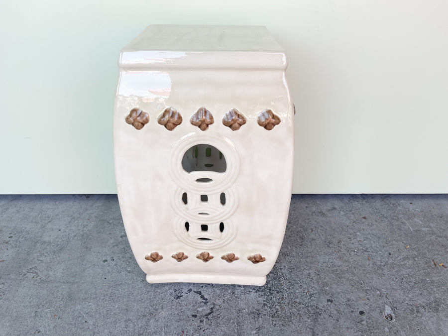 Palm Beach Chic Pierced Garden Seat