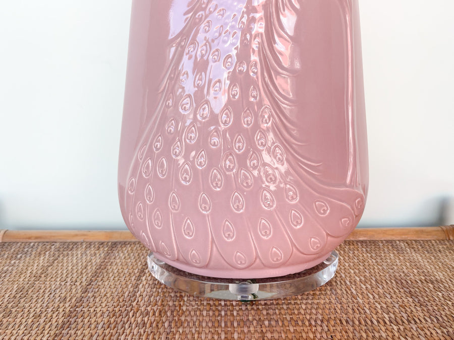 Fab Peacock Lamp