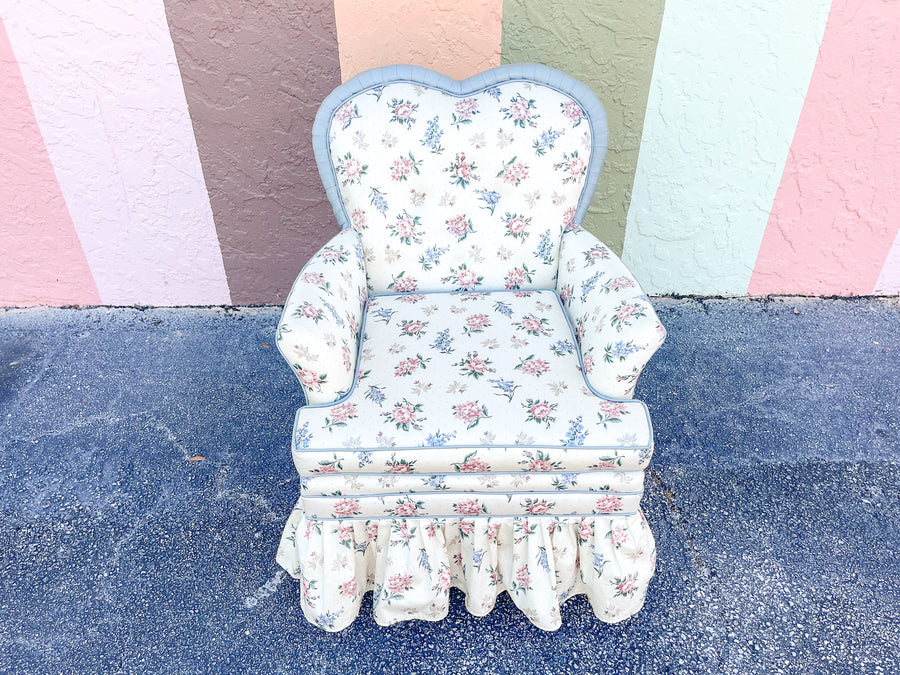 Upholstered Sweetheart Chair