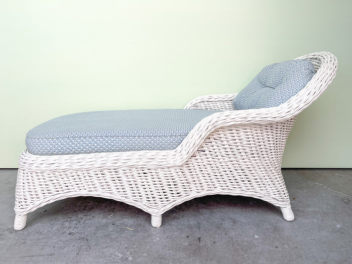 Palecek Rattan Chaise