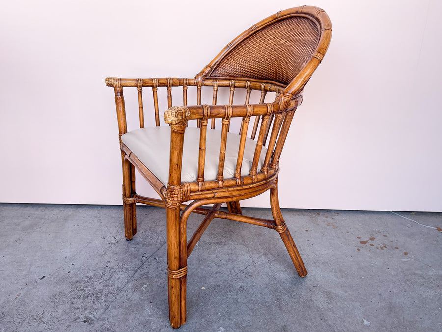 Pair of Island Chic Rattan Chairs