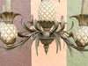 Tole Pineapple Chandelier