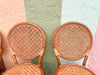 Set of Four Rattan Bistro Chairs