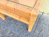 Billy Baldwin Style Rattan and Cane Side Table