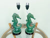 Pair of Adorable Seahorse Lamps