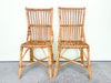 Pair of Cute Rattan Side Chairs