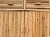 Split Bamboo Wrapped Credenza