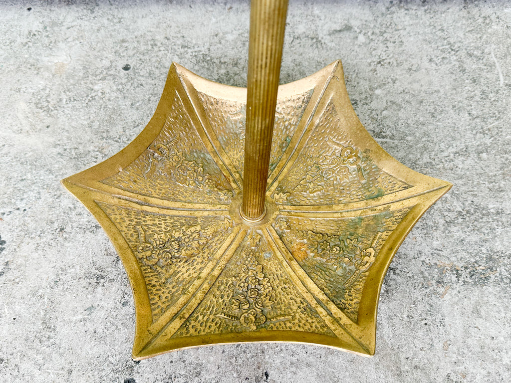 brass patio umbrella stand Palm Beach Regency
