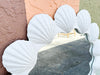 Coastal Chic Plaster Shell Mirror