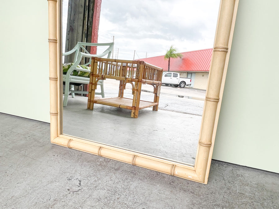 Faux Bamboo Chippendale Mirror
