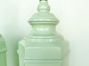 Pair of Ceramic Celadon Lamps