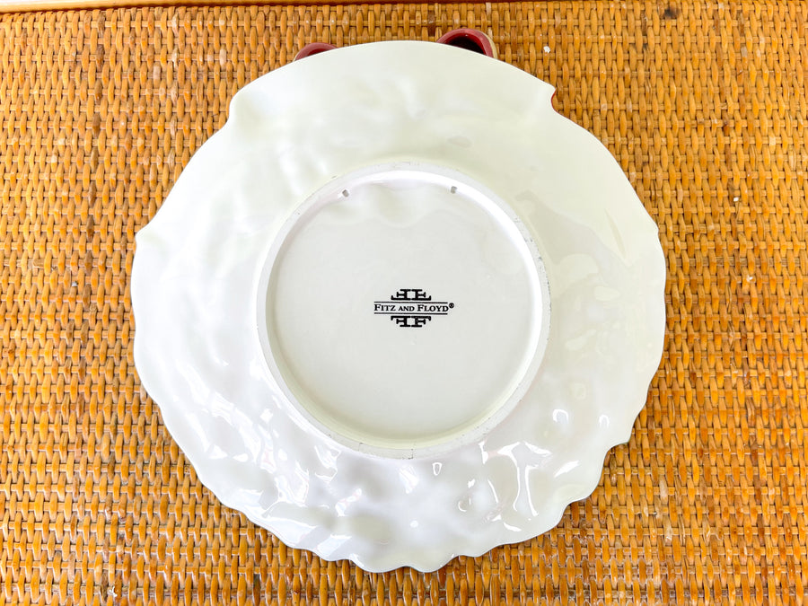 Fitz and Floyd Holiday Bow Trinket Dish