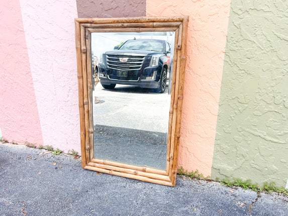 Old Florida Bamboo Mirror