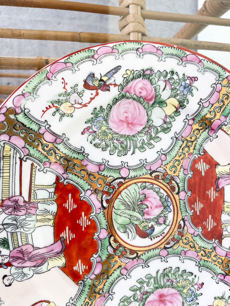 Rose Medallion Style Plate