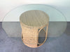 Island Style Rattan Wrapped Dining Table