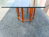 Tortoiseshell Brighton Style Rattan Dining Table