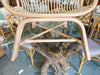 Pair of Hooded Rattan Chairs
