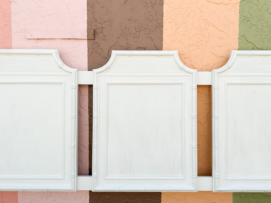 Palm Beach Chic Faux Bamboo King Headboard