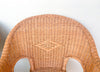 Pair of Wicker Arm Chairs