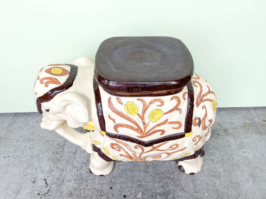 Pair of  Elephant Garden Stools