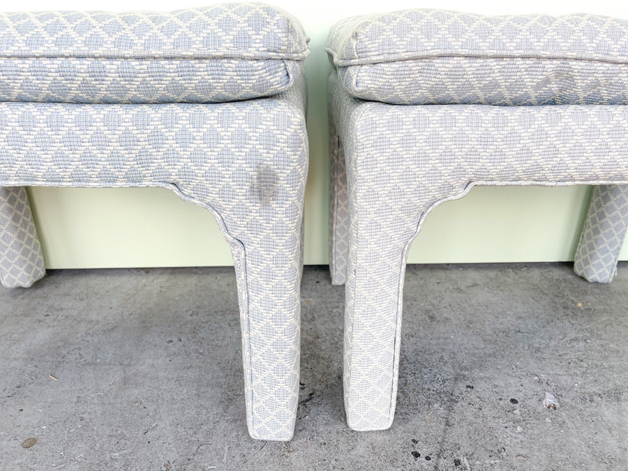 Pair of Upholstered Stools