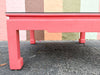 Hot Pink Linen Wrapped Ming Coffee Table
