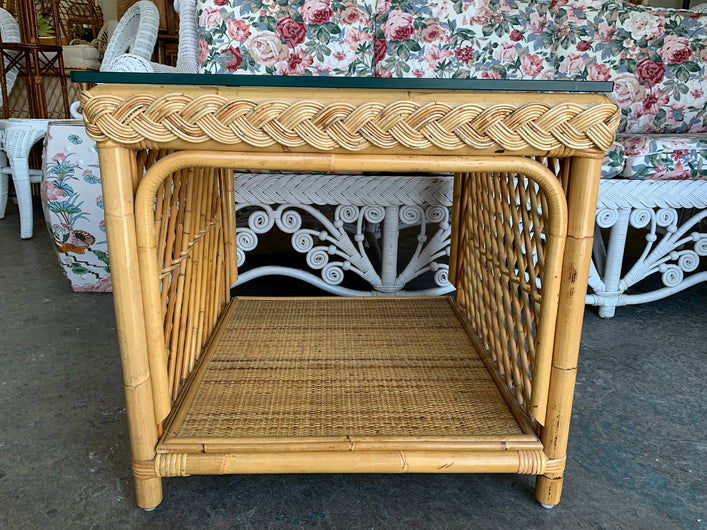Island Style Rattan End Table