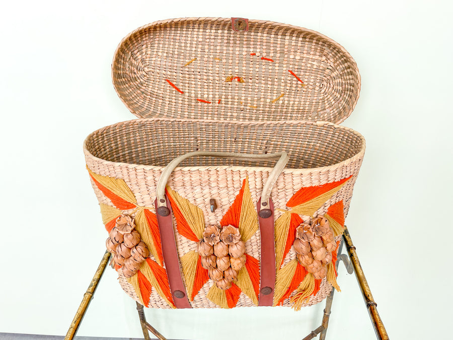 Island Chic Raffia Bag