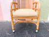 Rattan and Cane Desk Chair