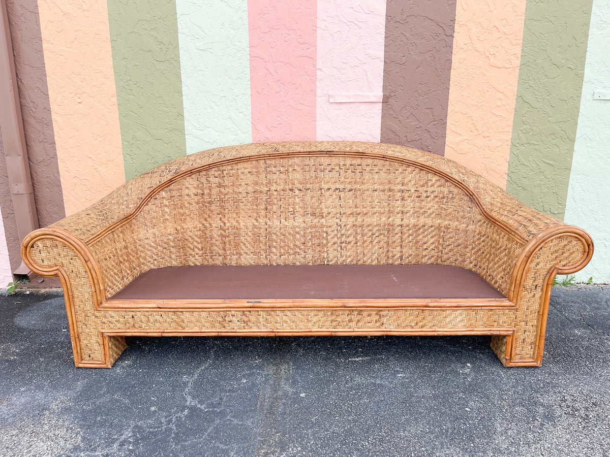 Ralph Lauren Rattan Sofa