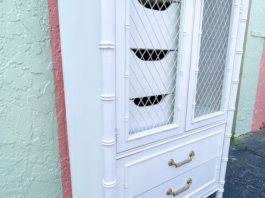 Palm Beach Faux Bamboo Wardrobe