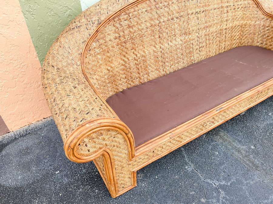 Ralph Lauren Rattan Sofa