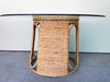 Island Style Rattan Wrapped Dining Table