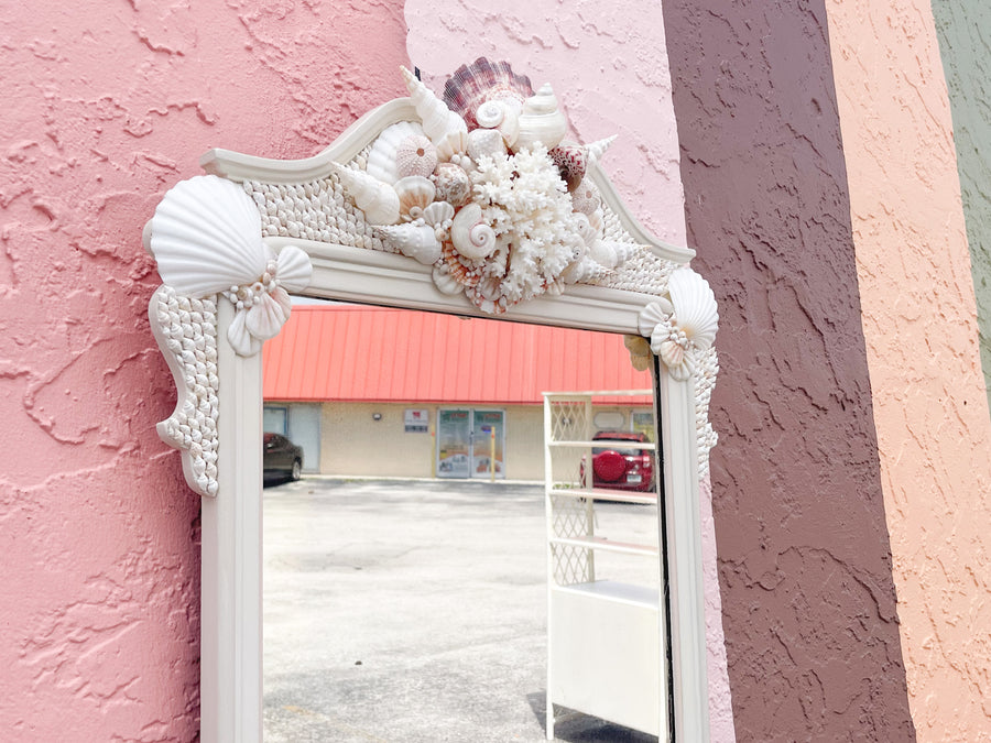 Unique Scallop Shell Mirror